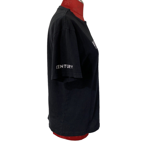 Peloton T-Shirt Size M Black Short Sleeve Tee Century 100 Rides Souvenir Top - Picture 4 of 5